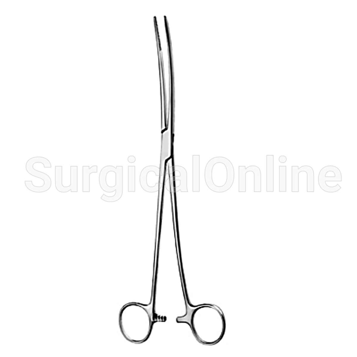 Bozeman Forceps Curved 10.00"