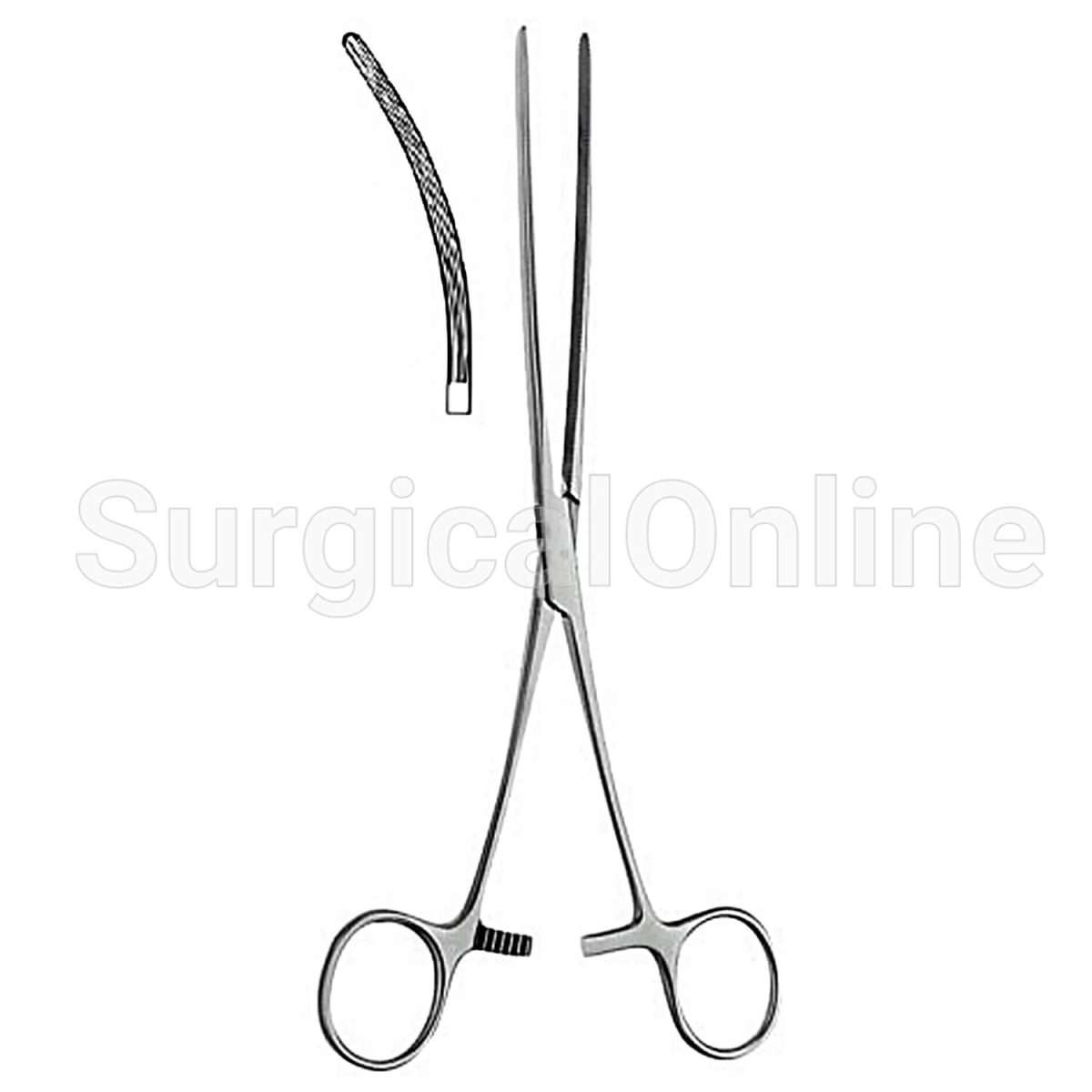 Doyen Forceps Curved 9.00"