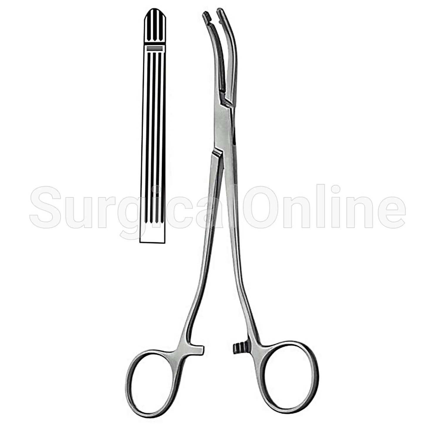 Heaney-Ballentine Forceps Straight 8.00"
