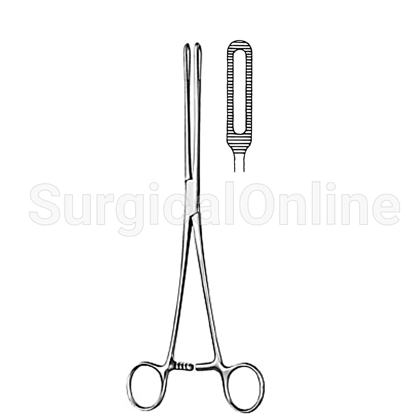 Bauer Sponge Forcep Straight 9.50"