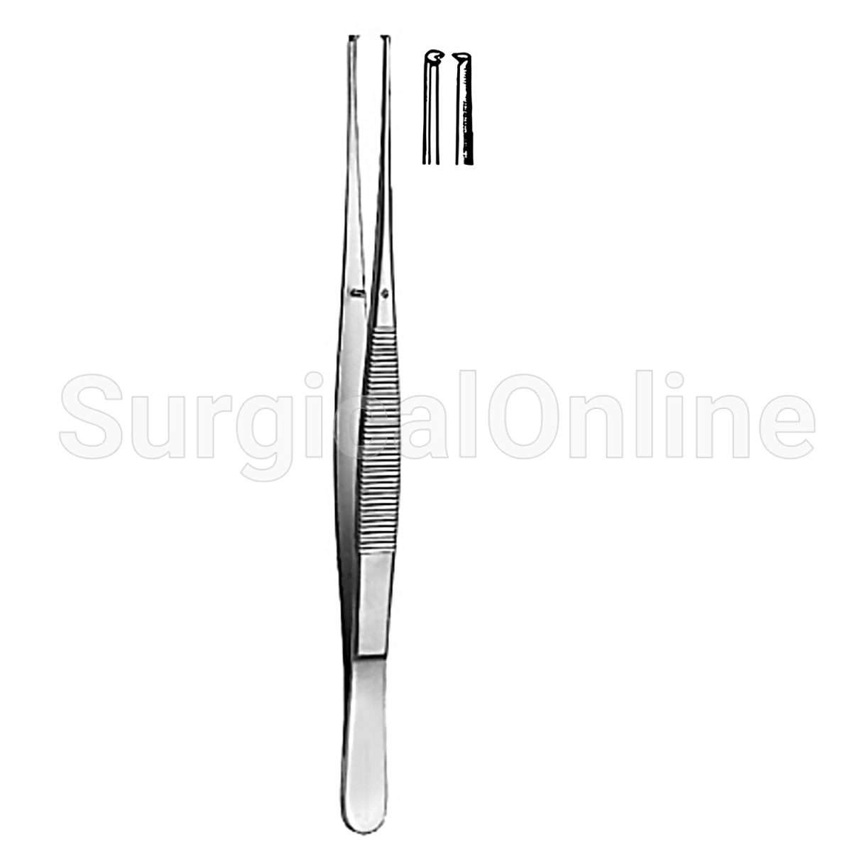 Semkin Tissue Forceps With 1X2 Teeth 5.50"