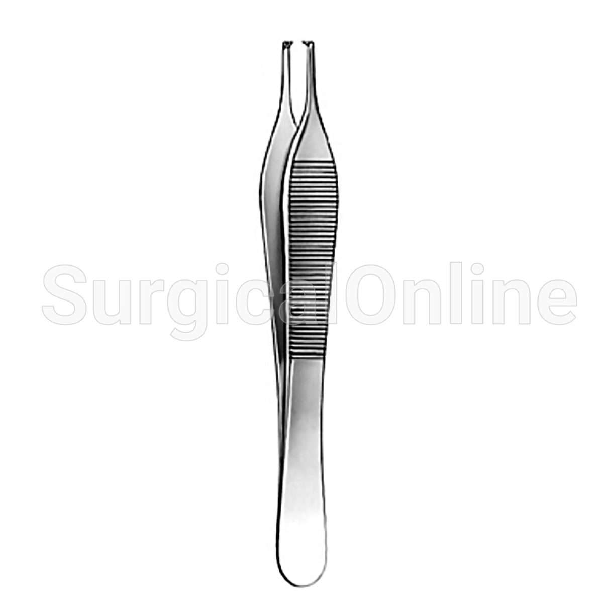 Adson Tissue Forceps With 1X2 Teeth 4.75"