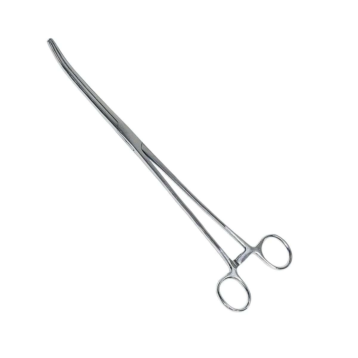 2 Piece Curved & Straight 8" Hemostat Set - Stainless Steel Locking Tweezer Clamps