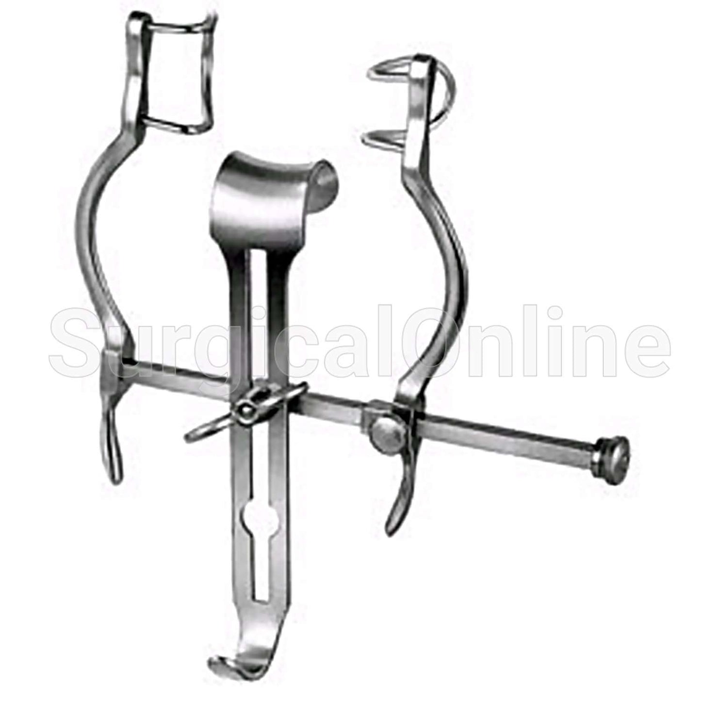 Gosset Balfour Retractor 4" (10.2 cm) Spread 1"(2.5cm) X1.50"(3.8cm) Blades