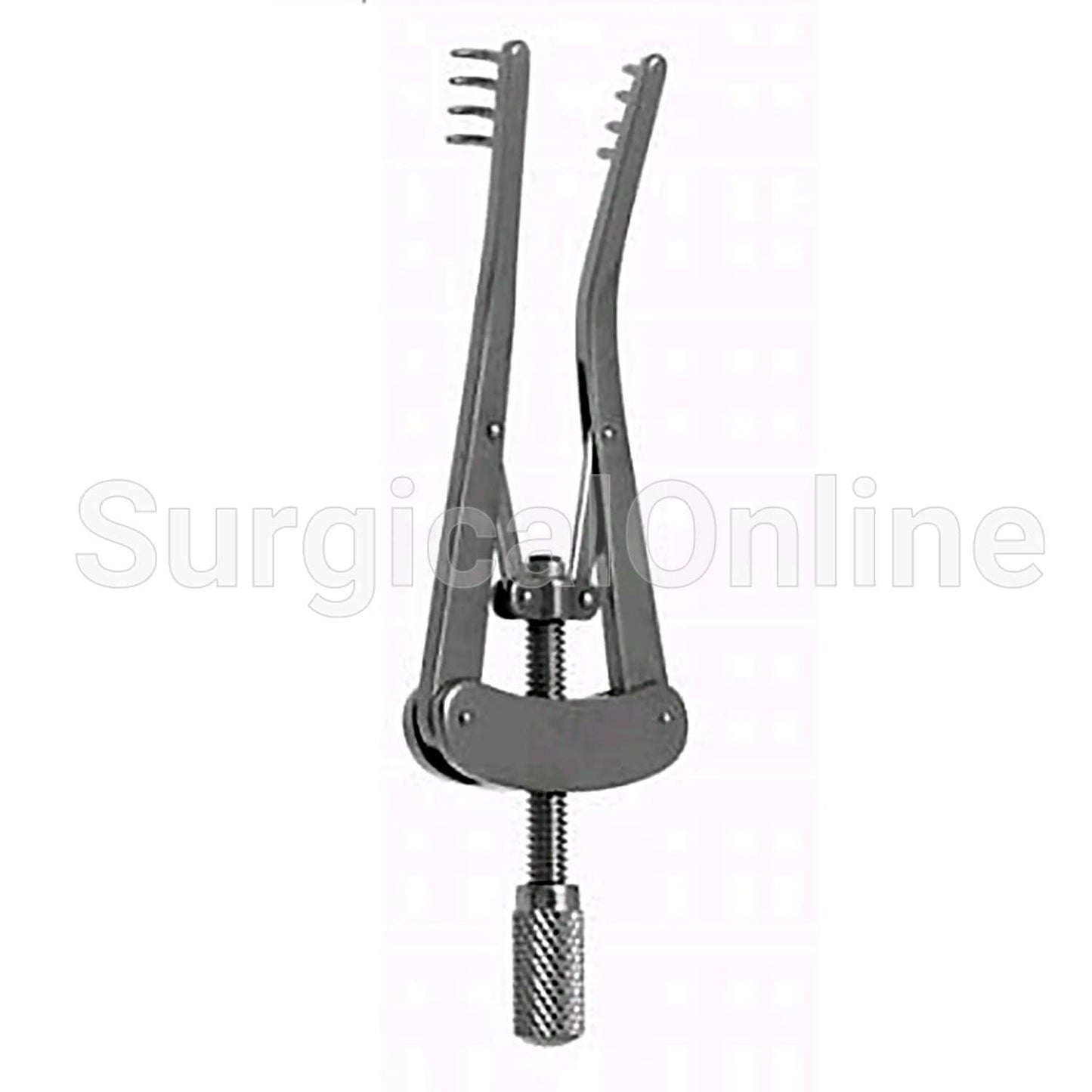 Alm Self-Retaining Retractor Blunt 4X4 Prong 4.00"