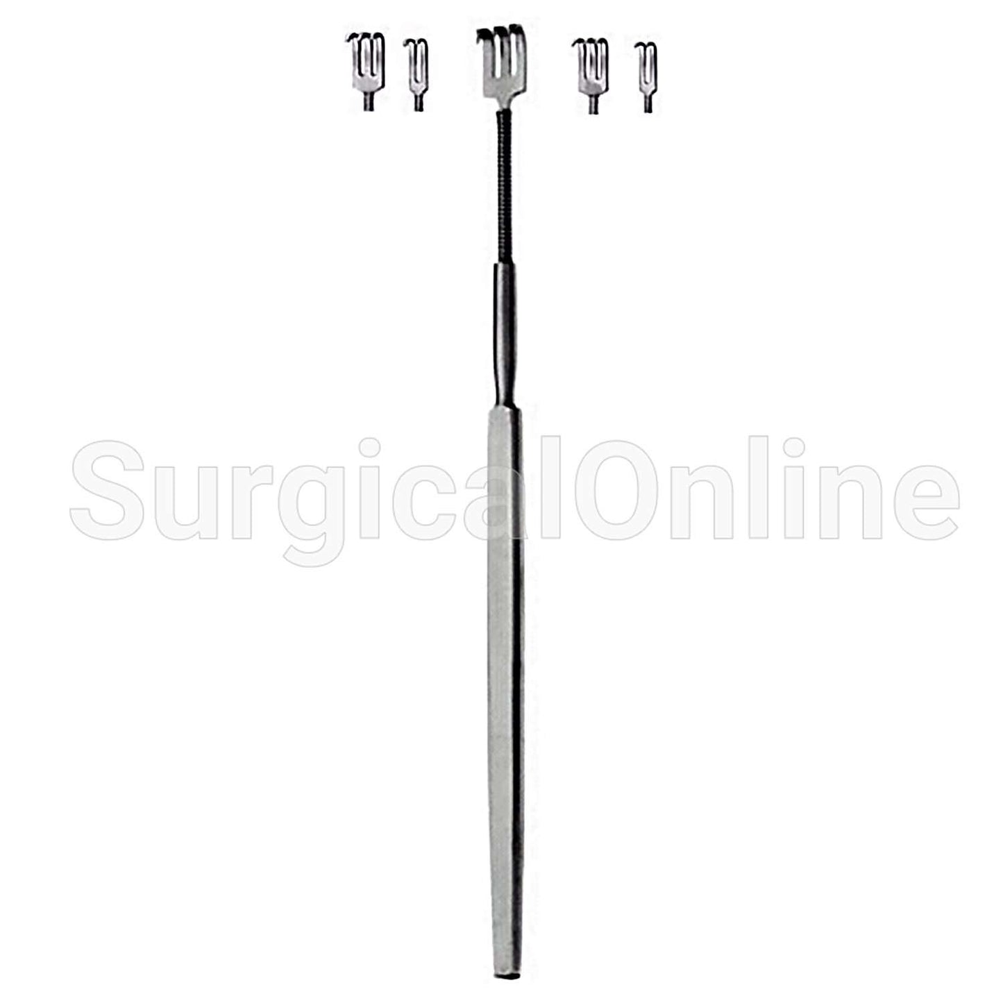 Flexible Neck Rake Retractor Sharp 2 Prong 6.00"