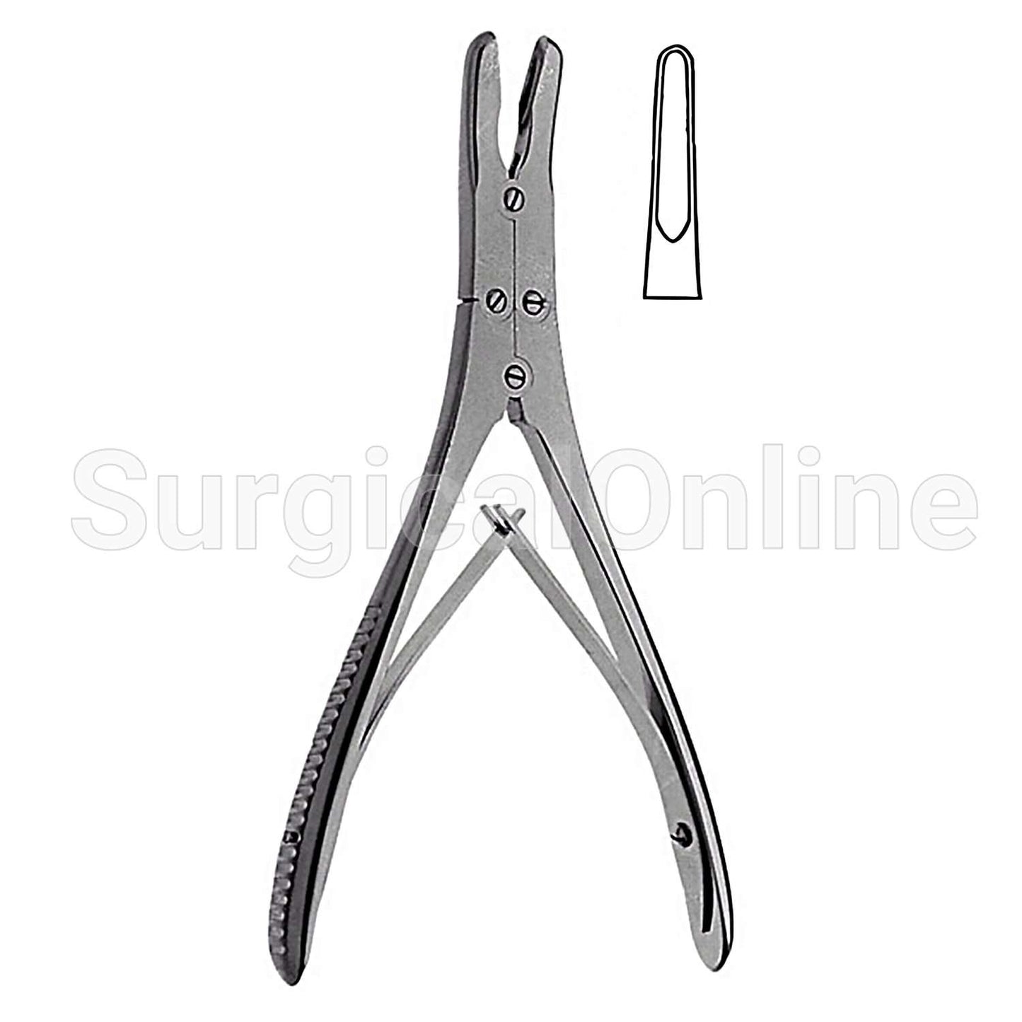 Ruskin Rongeur Straight 2mm Bite 6.00"