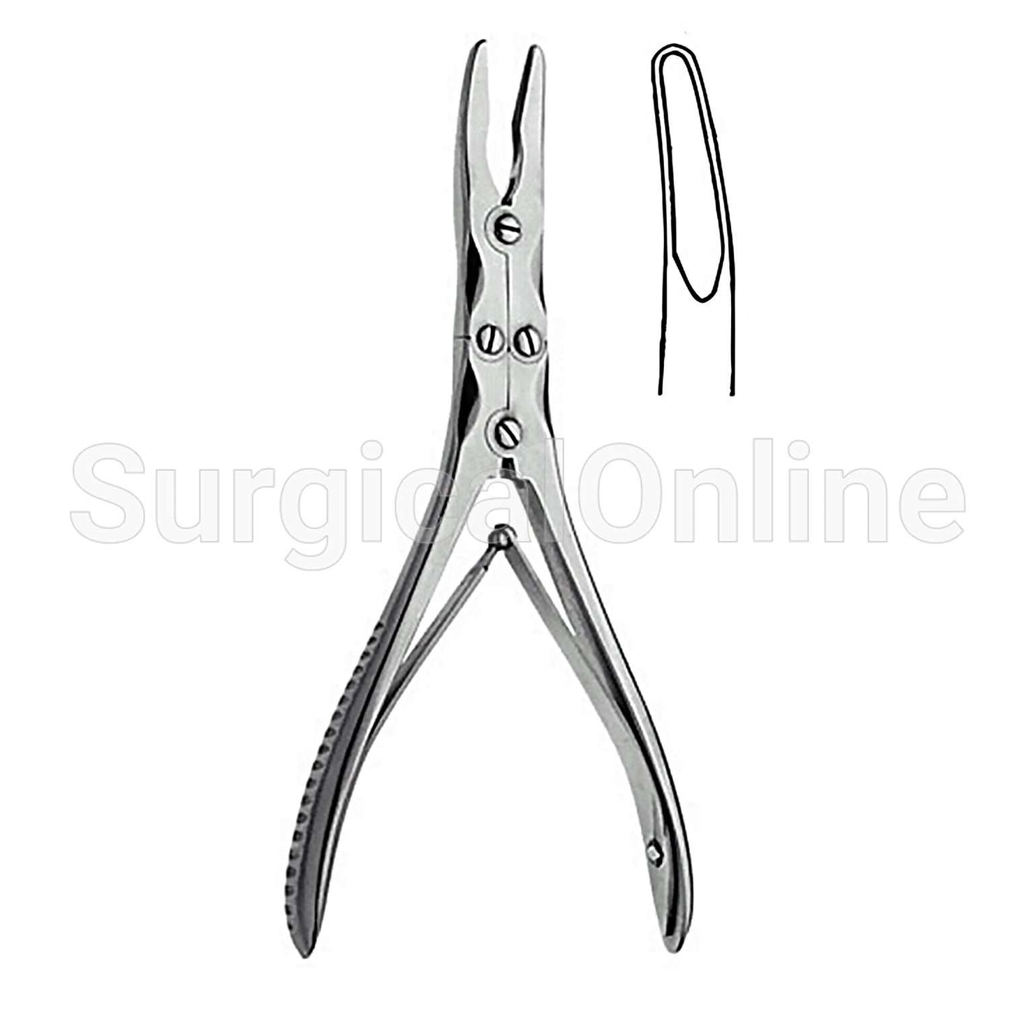 Kleinert-Kutz Rongeur Slightly Curved 2mm X 13mm Bite 6.00"