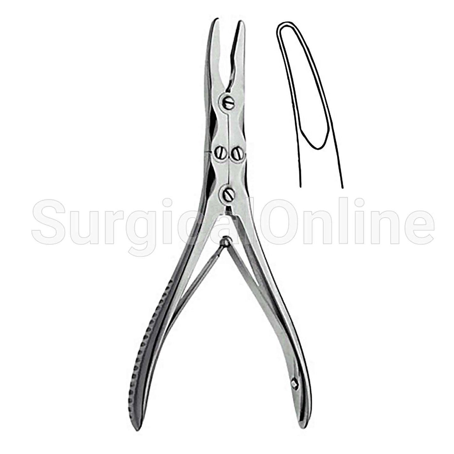 Kleinert-Kutz Rongeur Curved 3mm X 16mm Bite 6.00"