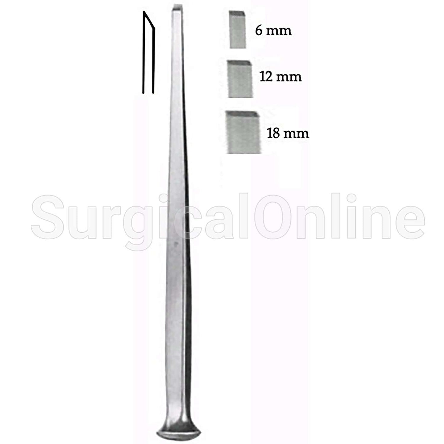 Us Army Pattern Chisel 6.50" (16.5 cm) 12mm Wide