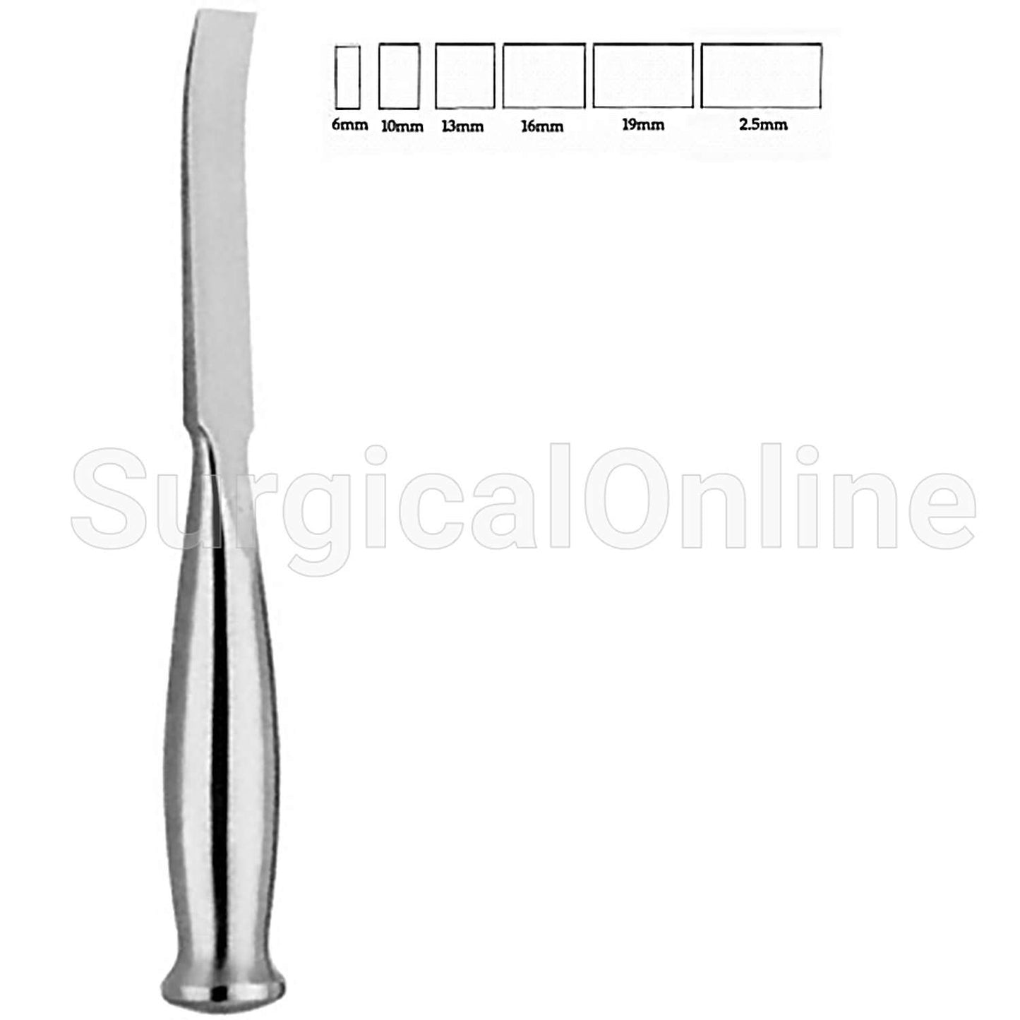 Smith-Peterson Osteotome 0.6cm Curved 8.00"(20.3 cm)