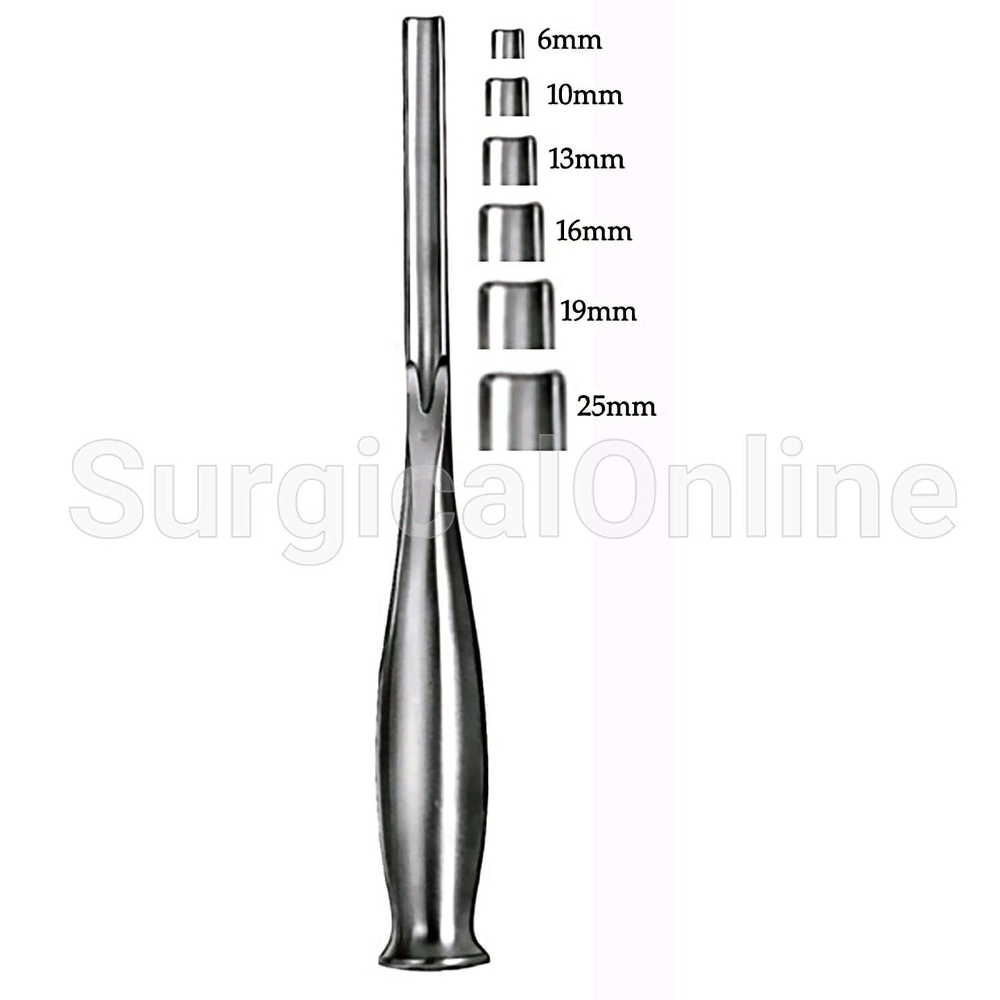 Smith-Peterson Gouge 1.9cm (3/4") Straight 8.00"(20.3 cm)