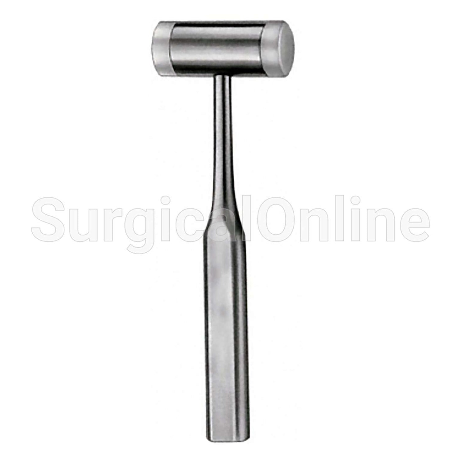 Mallet 7.50" (19.1cm), Lightweight 7.5 Oz Stainless Head With Two Replaceable Plastic Caps
