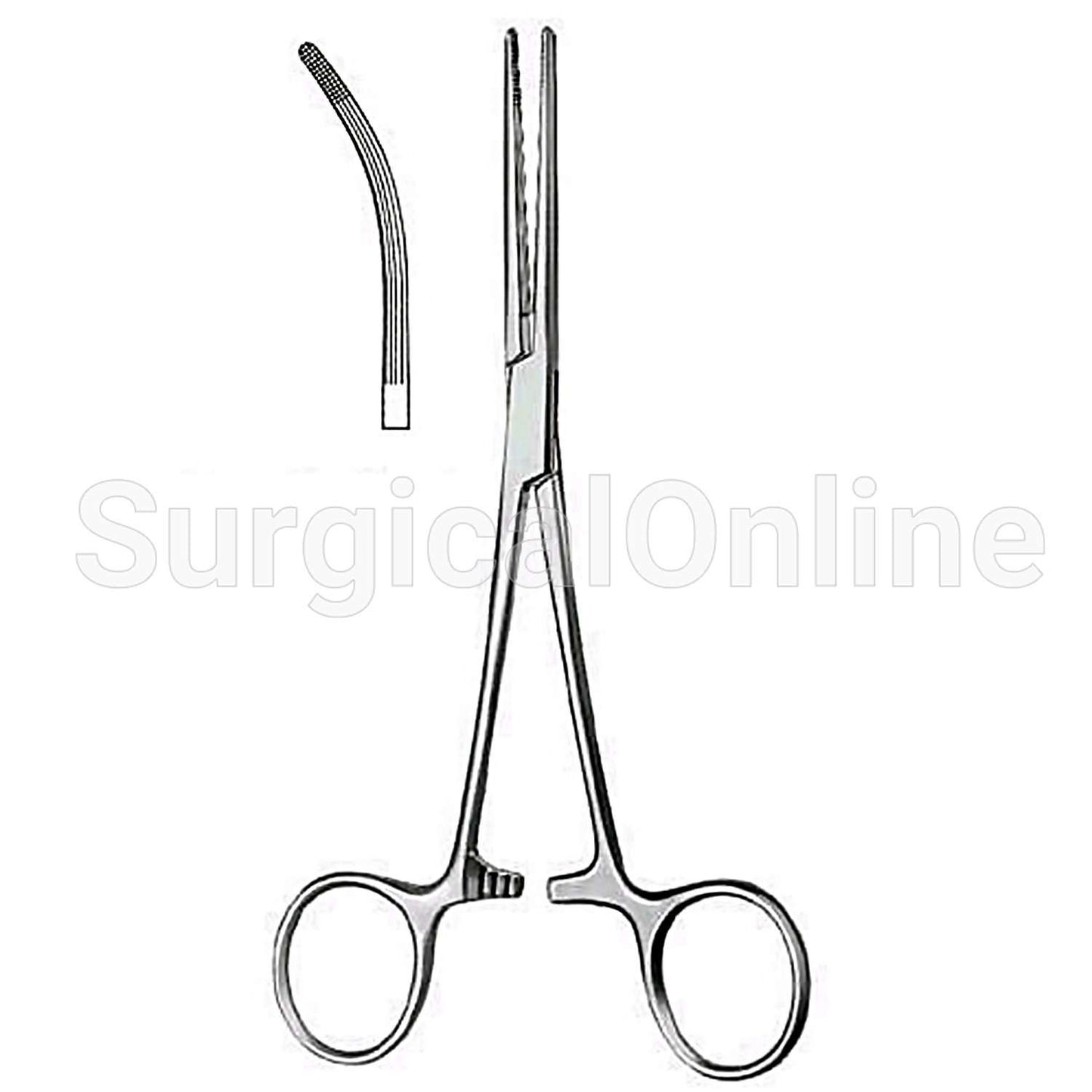 Rochester Carmalt Forceps Curved 6.25"