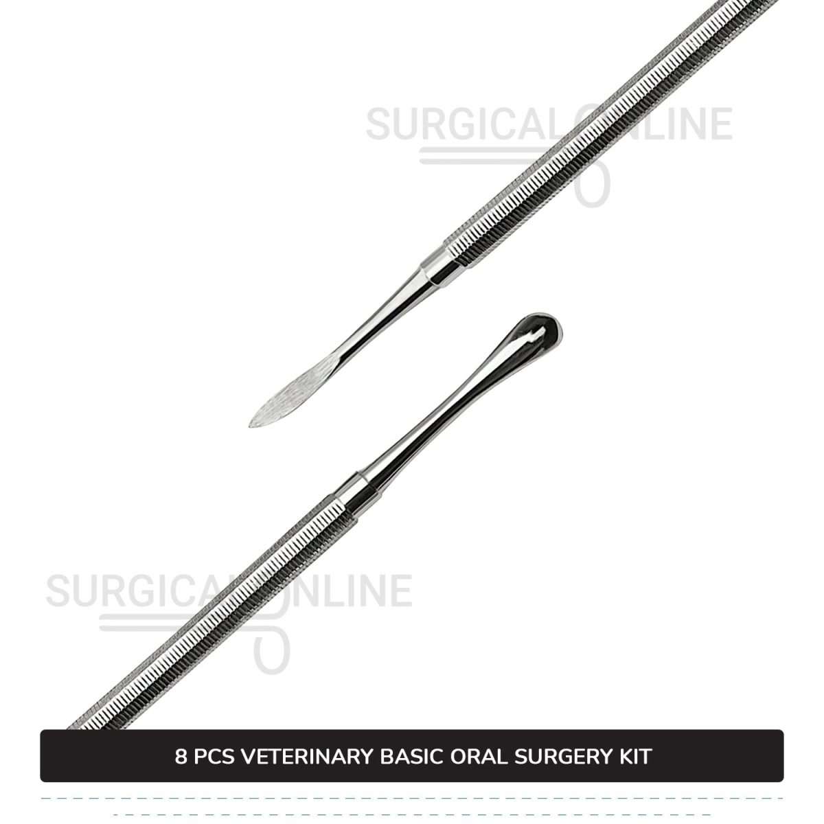 8 Pcs Basic Oral Surgery Kit Stainless Steel Surgical Veterinary Orthodontic Instruments Set