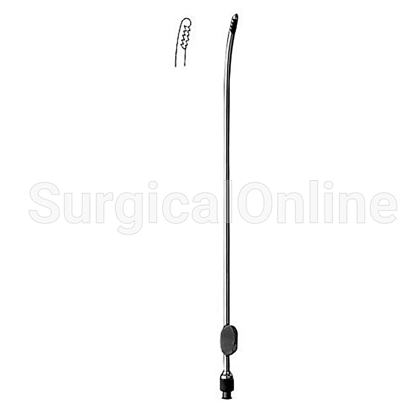 Novak Endometrial Suction Biopsy Curette 9.75" (24.8 cm), With Luer Hub, 3 mm Delicate