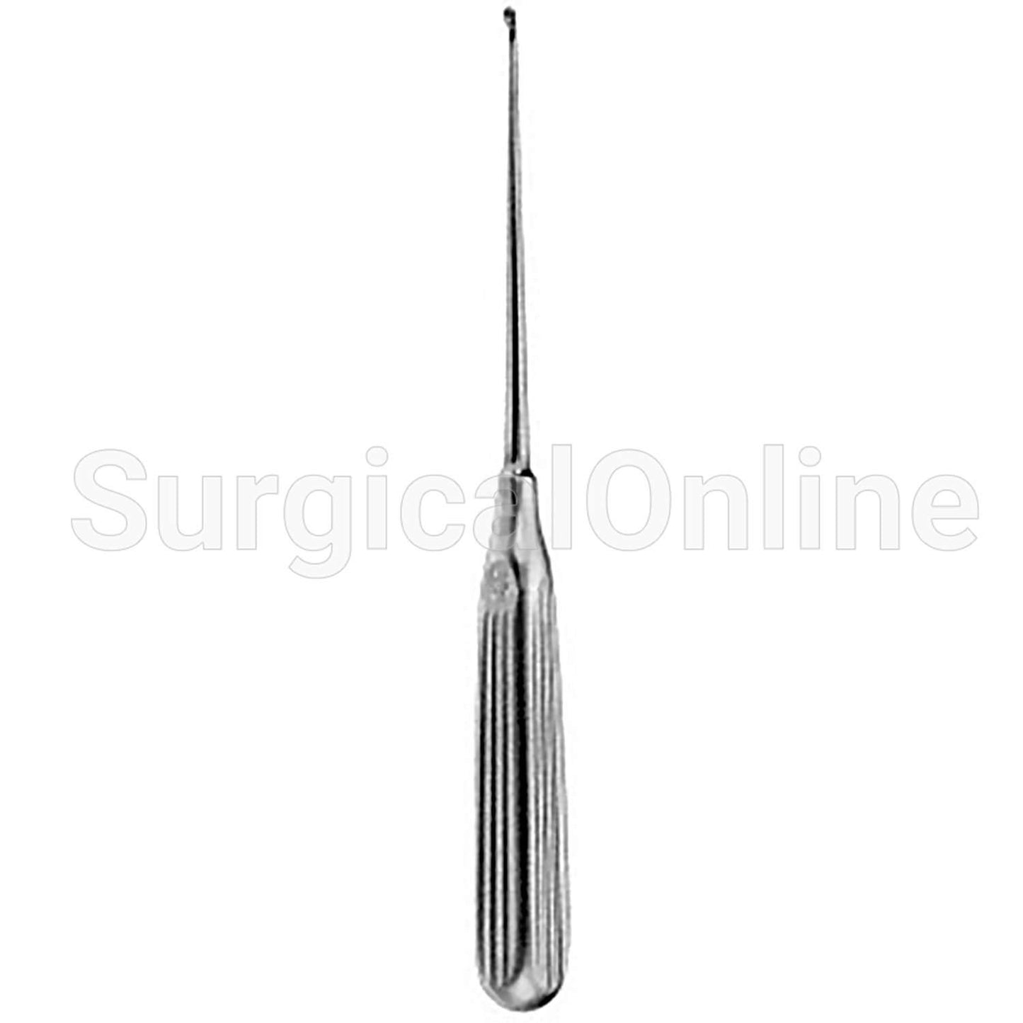 Lempert Endaural Curette 8.25" (21 cm), Oval Cup Size 5/0