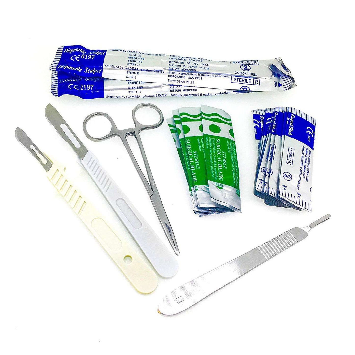 Dermaplaning Cleaning Kit Disposable Scalpel Blades #22, 10 and 11 with Handle