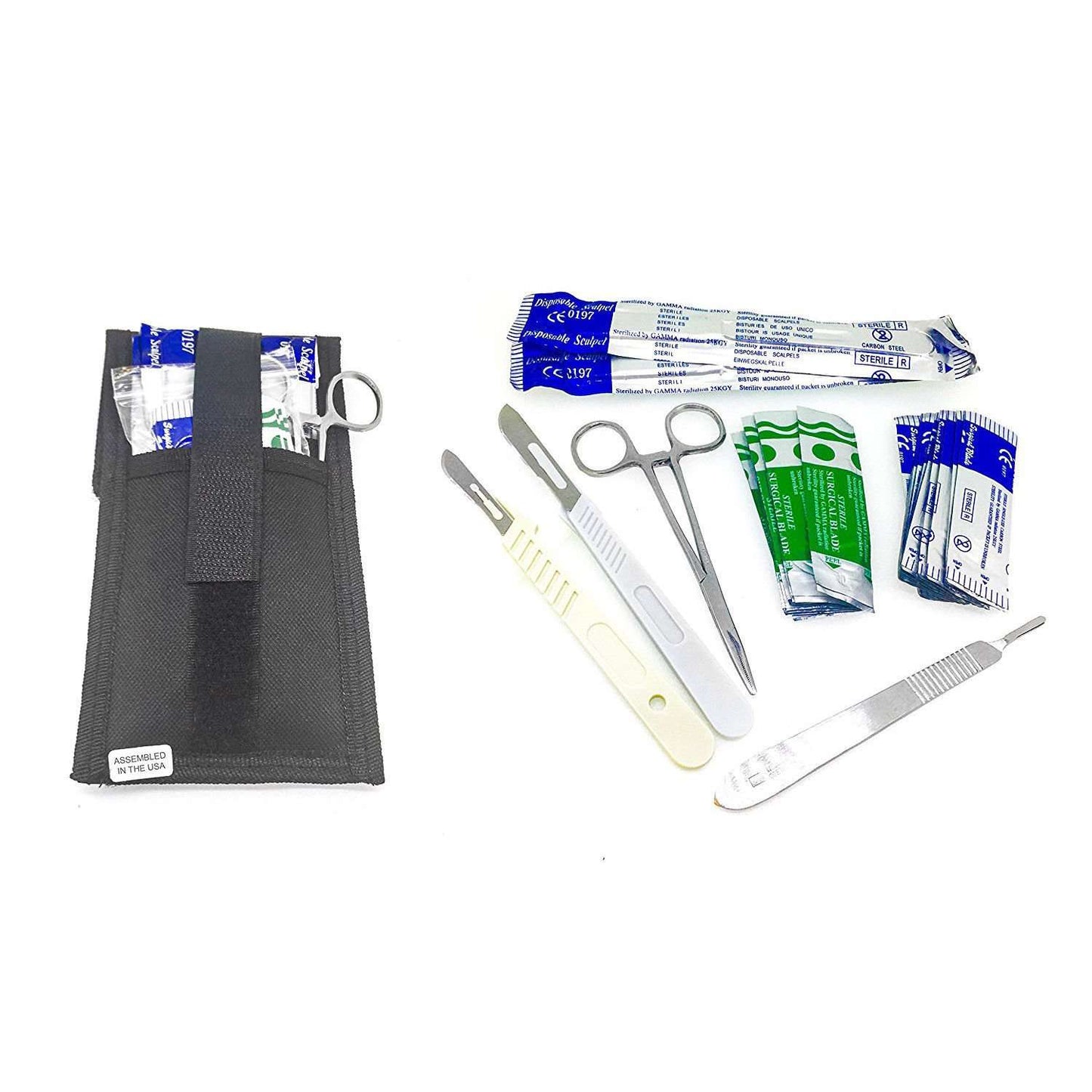 Dermaplaning Cleaning Kit Disposable Scalpel Blades #22, 10 and 11 with Handle