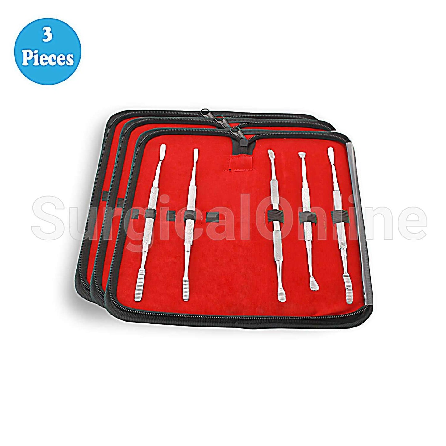 3 Bone File Kits Dental Surgical Orthopedic Veterinary Surgery 5 Pcs