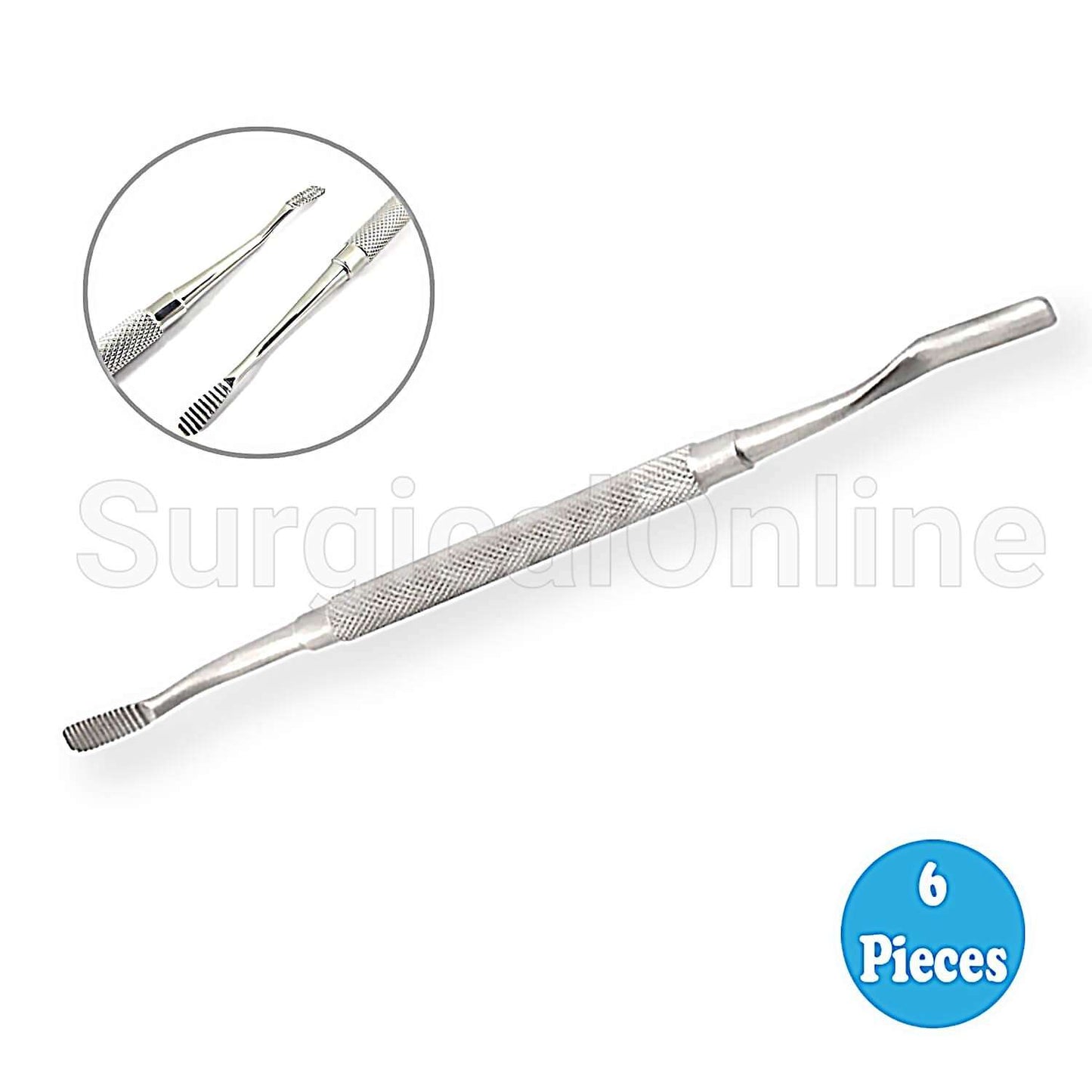 6 Bone File #33 Dental Surgical