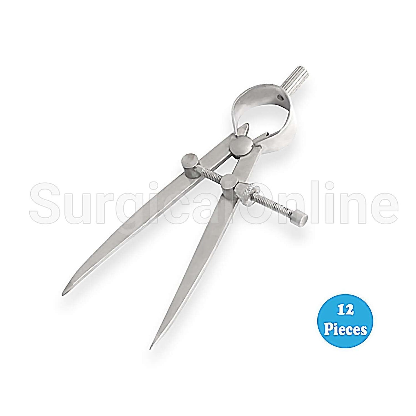 12 Pcs Spring Divider Caliper Dental Lab