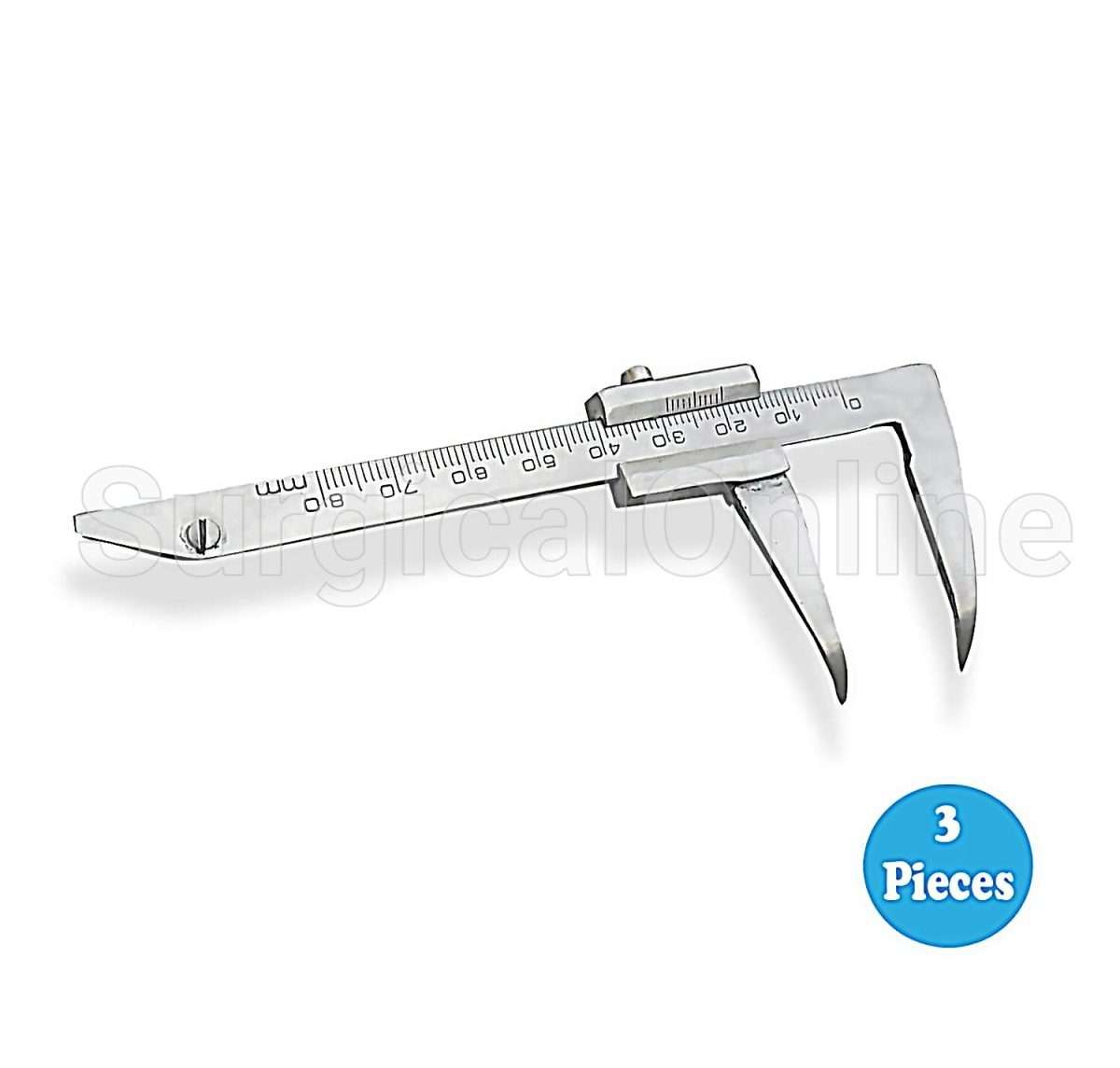 3 Beerendonk Caliper 0-80mm Measuring Dental Lab