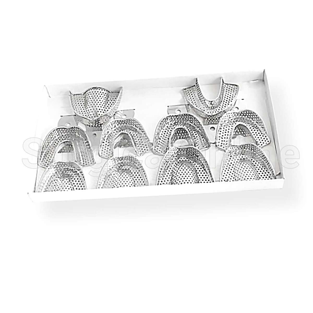 10 Dental Impression Trays Perforatted Endo