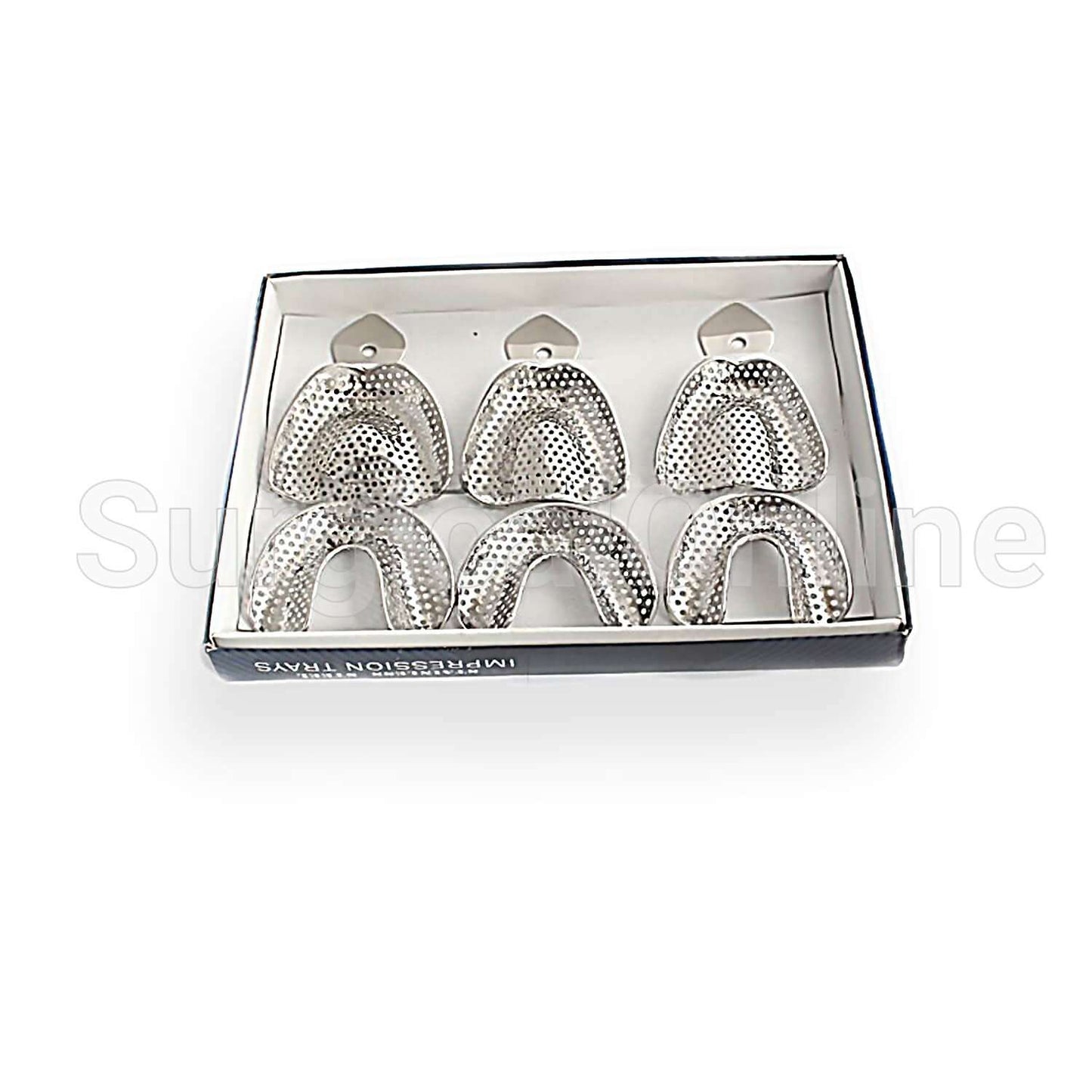 6 Dental Impression Trays Set Edentulas Denture