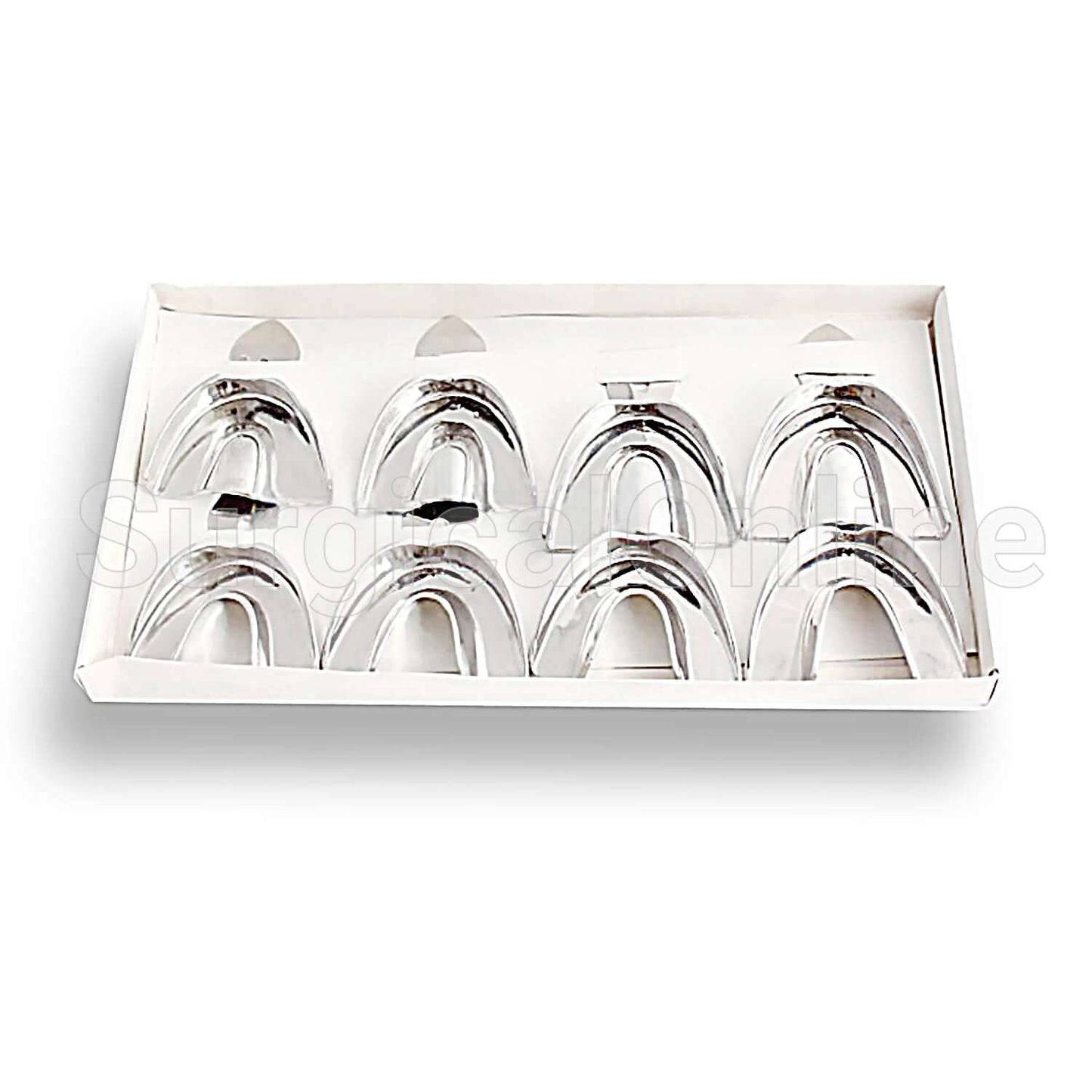 6 Set of 8 Impression Tray Solid - Kit- New-Sm