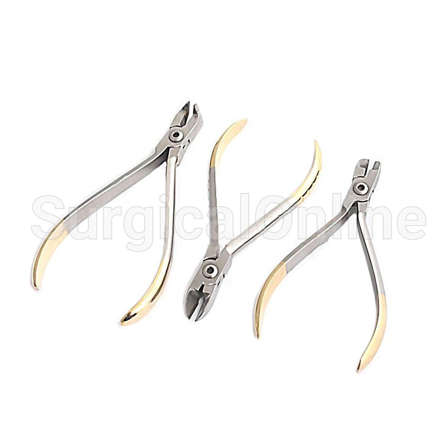 Set of 3 Pcs Distal End Cutter Pliers for Orthodontics