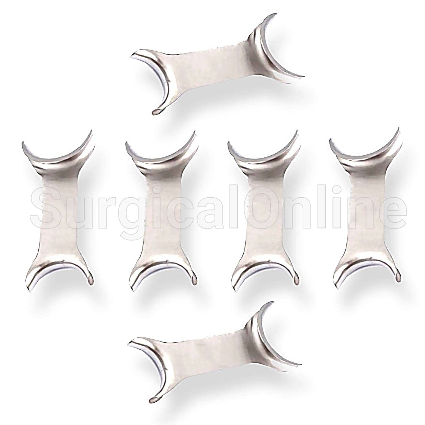 6 Cheek Retractor Dental Orthodontic Surgical