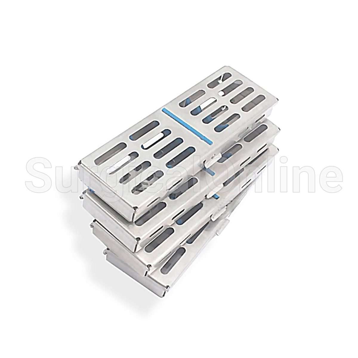 10 Dental Surgical Sterilization Cassette Racks Box for 5