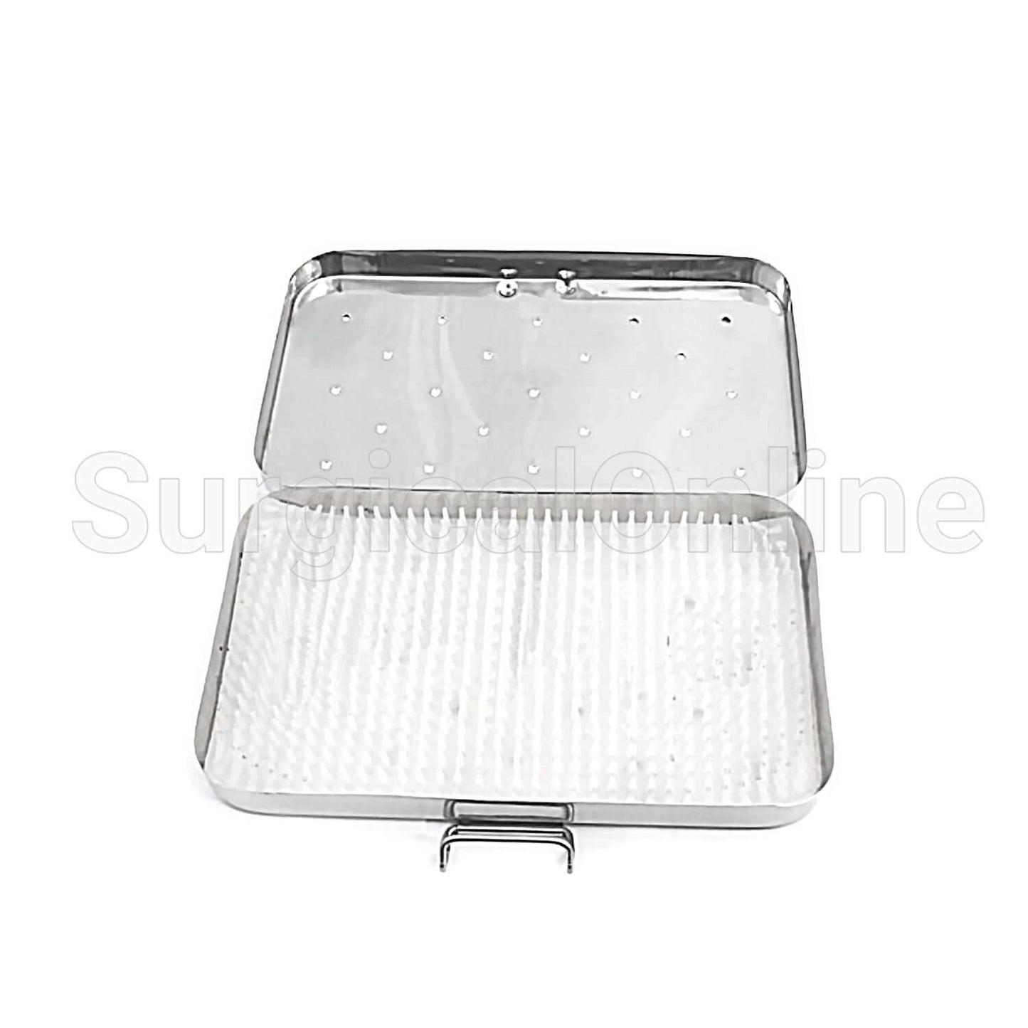 Sterilization Cassette Box 8" X 12" with Silicone Pad for Surgical