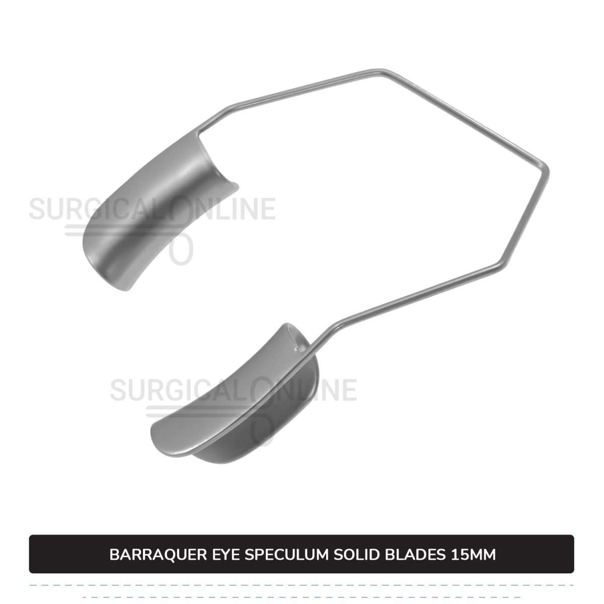 Barraquer Eye Speculum Large With Two Solid Blades 15mm Ophthalmic Surgical Instruments