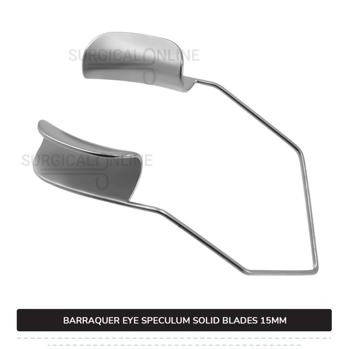 Barraquer Eye Speculum Large With Two Solid Blades 15mm Ophthalmic Surgical Instruments