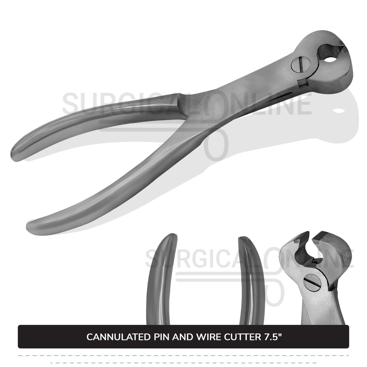 Cannulated Pin and Wire Cutter 7.5''