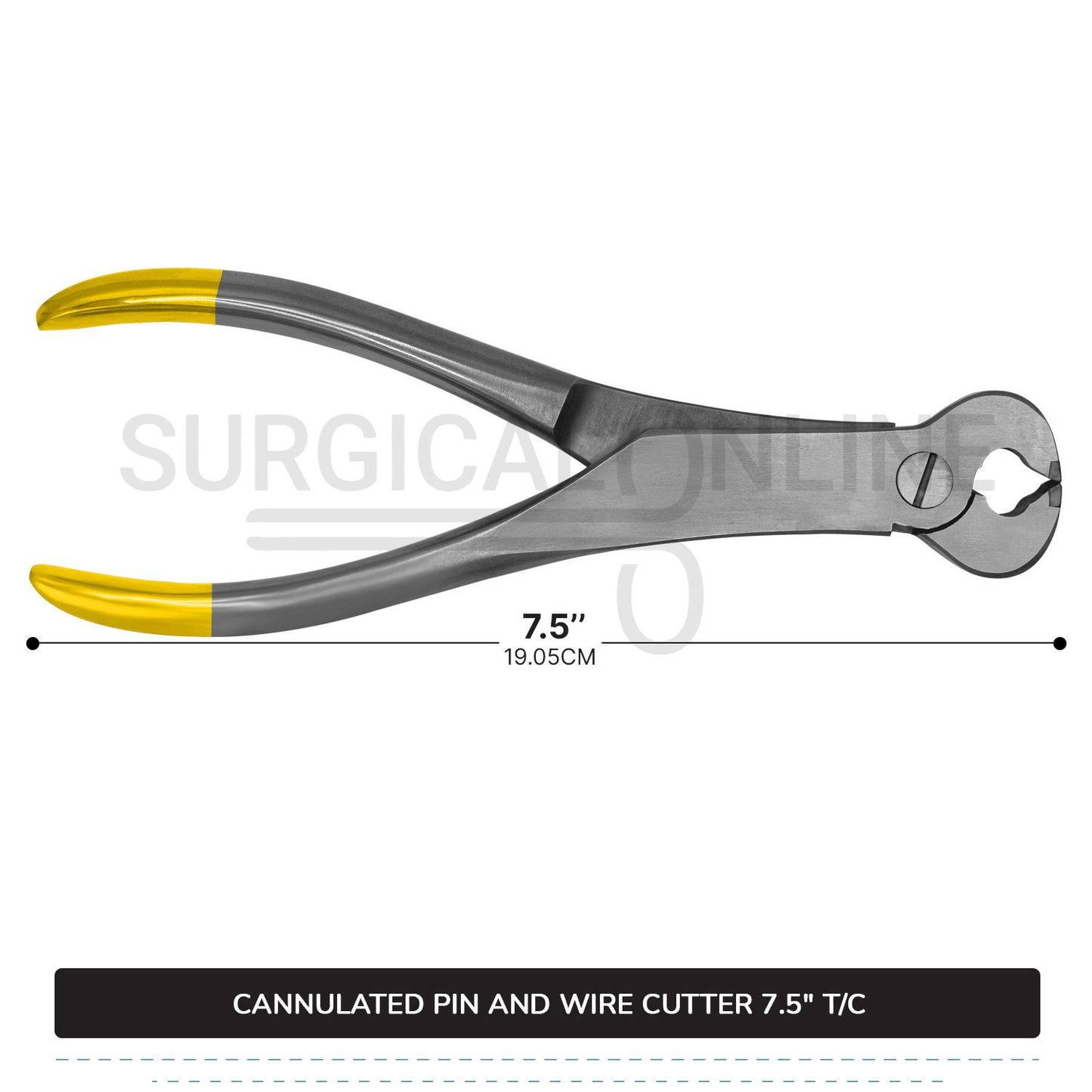 Cannulated Pin and Wire Cutter 7.5'' T/C
