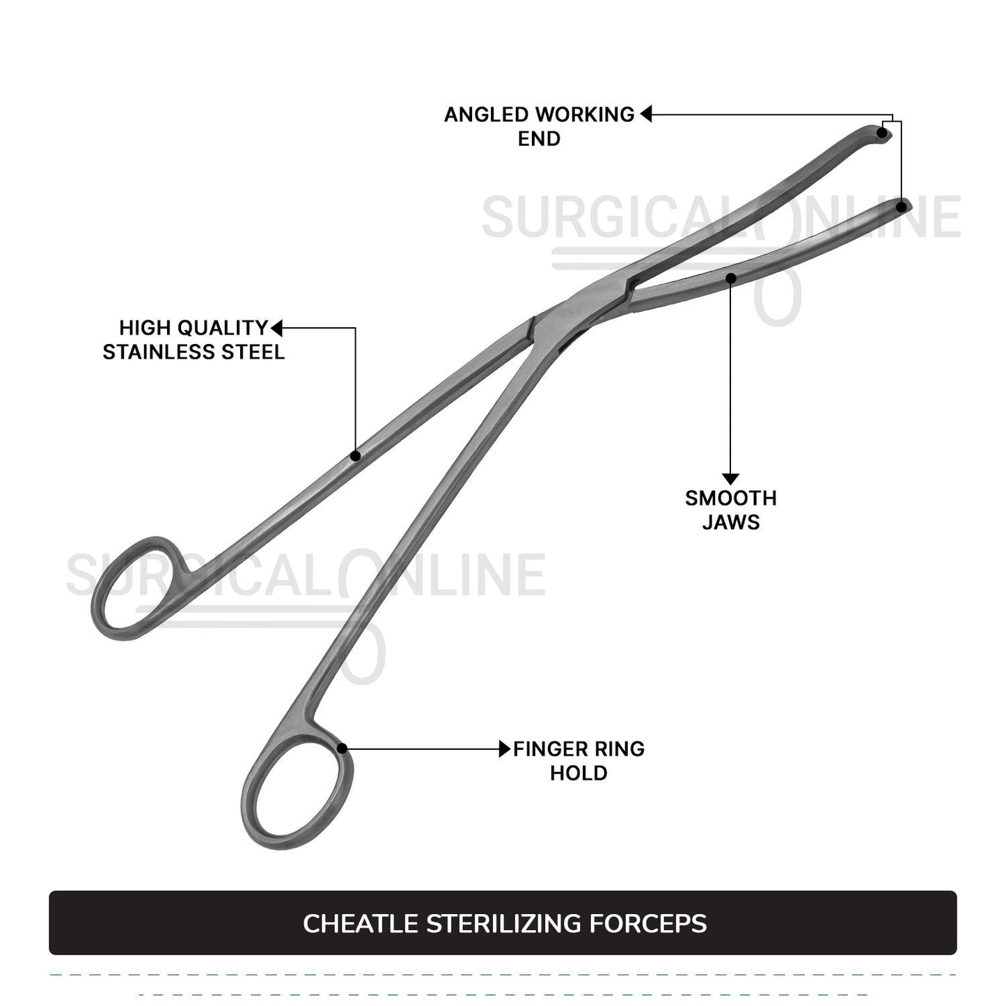 Cheatle Sterilizing Forceps 11"