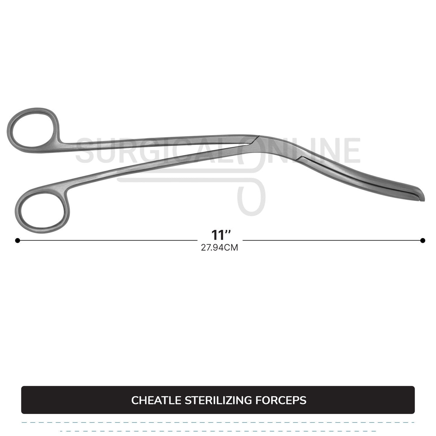 Cheatle Sterilizing Forceps 11"