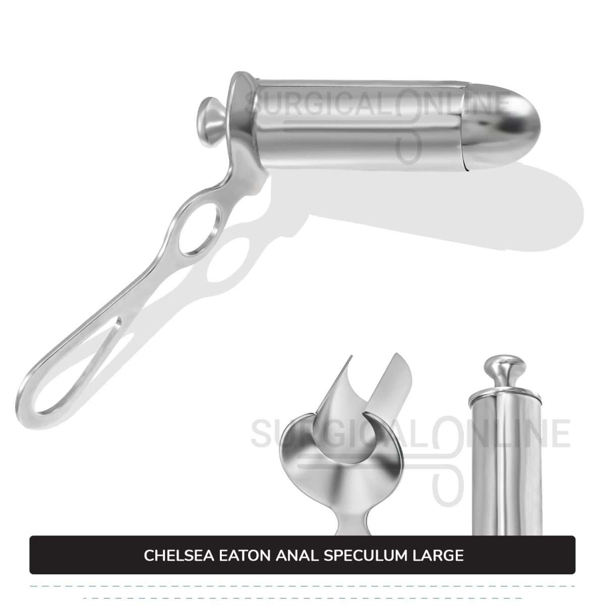 Chelsea Eaton Anal Speculum Large 2 5/8" (6.7 cm) long x 1 1/4" (3.2 cm) O.D Rectal Instruments