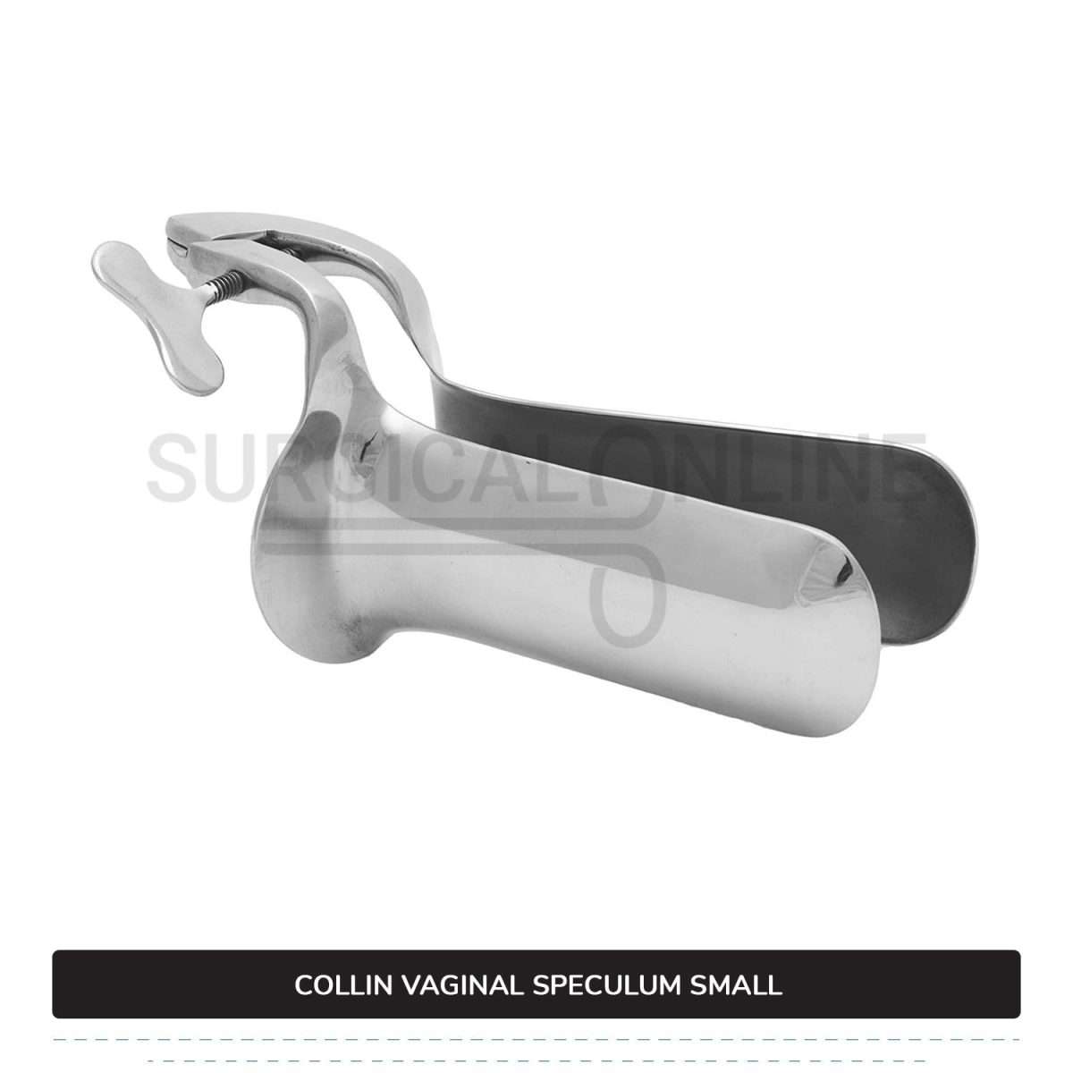 Collin Vaginal Speculum, Small Size 1 1/4" (3.0 cm) X 3 3/4" (9.5 cm)