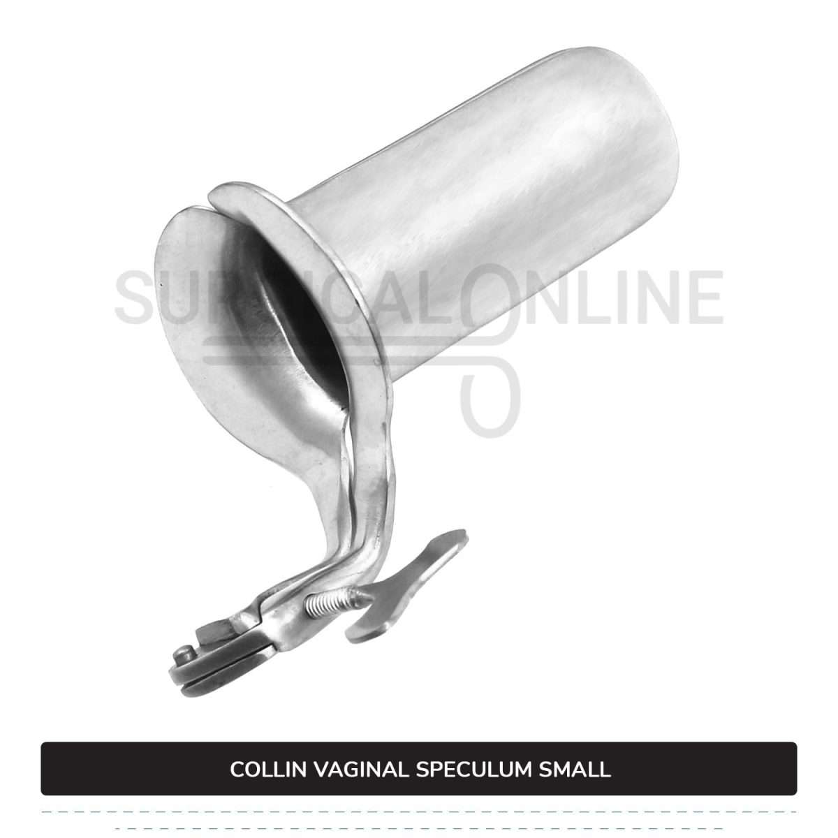 Collin Vaginal Speculum, Small Size 1 1/4" (3.0 cm) X 3 3/4" (9.5 cm)