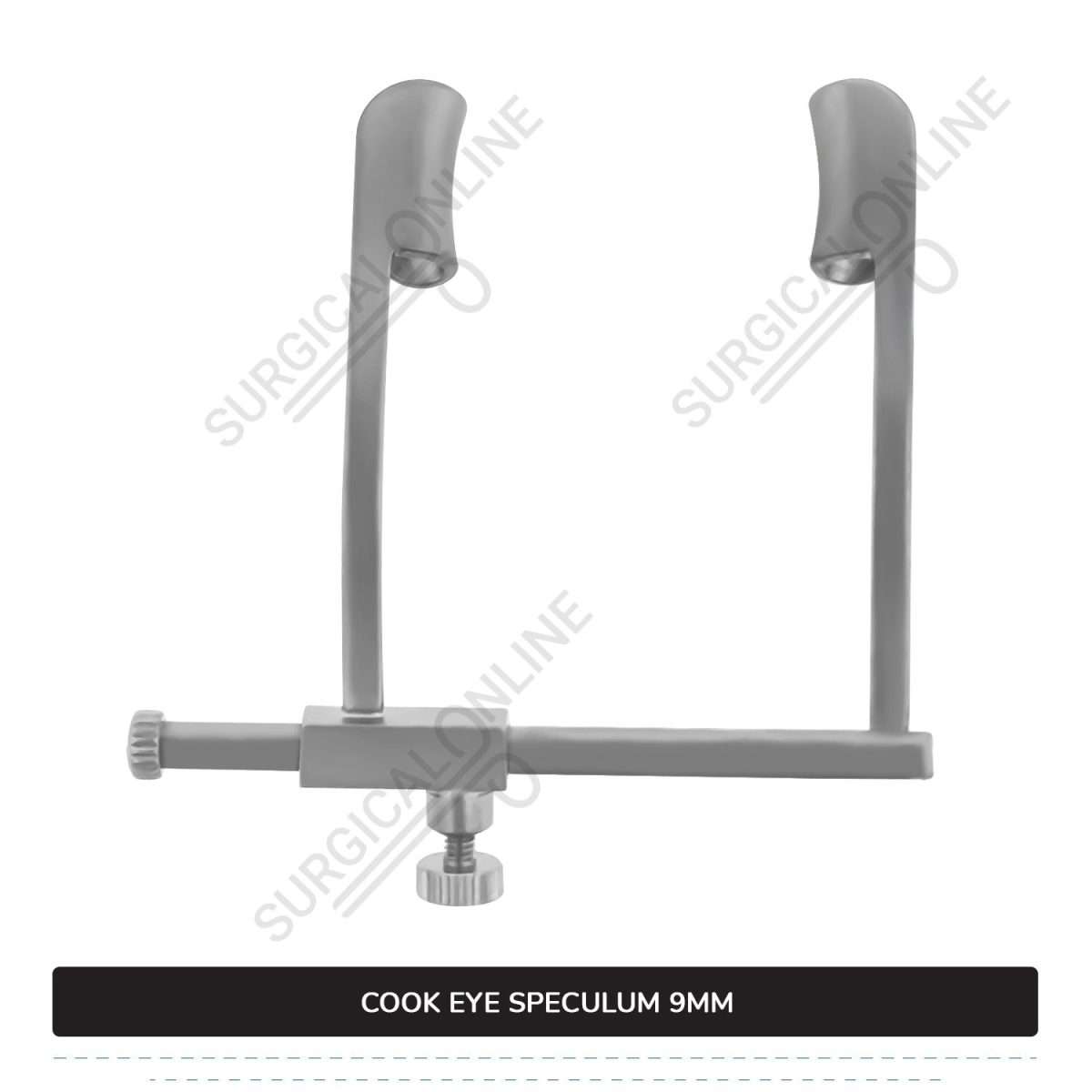 Cook Eye Speculum Infant 1 7/8" (4.7cm) With Solid Blades 9mm x 3mm Spread 25mm Ophthalmic Instruments