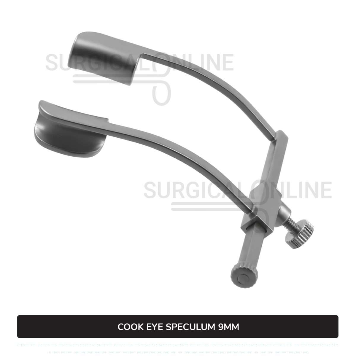 Cook Eye Speculum Infant 1 7/8" (4.7cm) With Solid Blades 9mm x 3mm Spread 25mm Ophthalmic Instruments