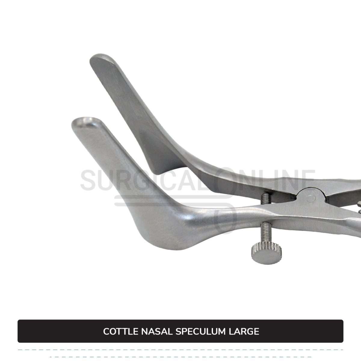 Cottle Septum Speculum Large 6″ (15.2 cm), With Set Screw, Narrow 75mm Long Blades