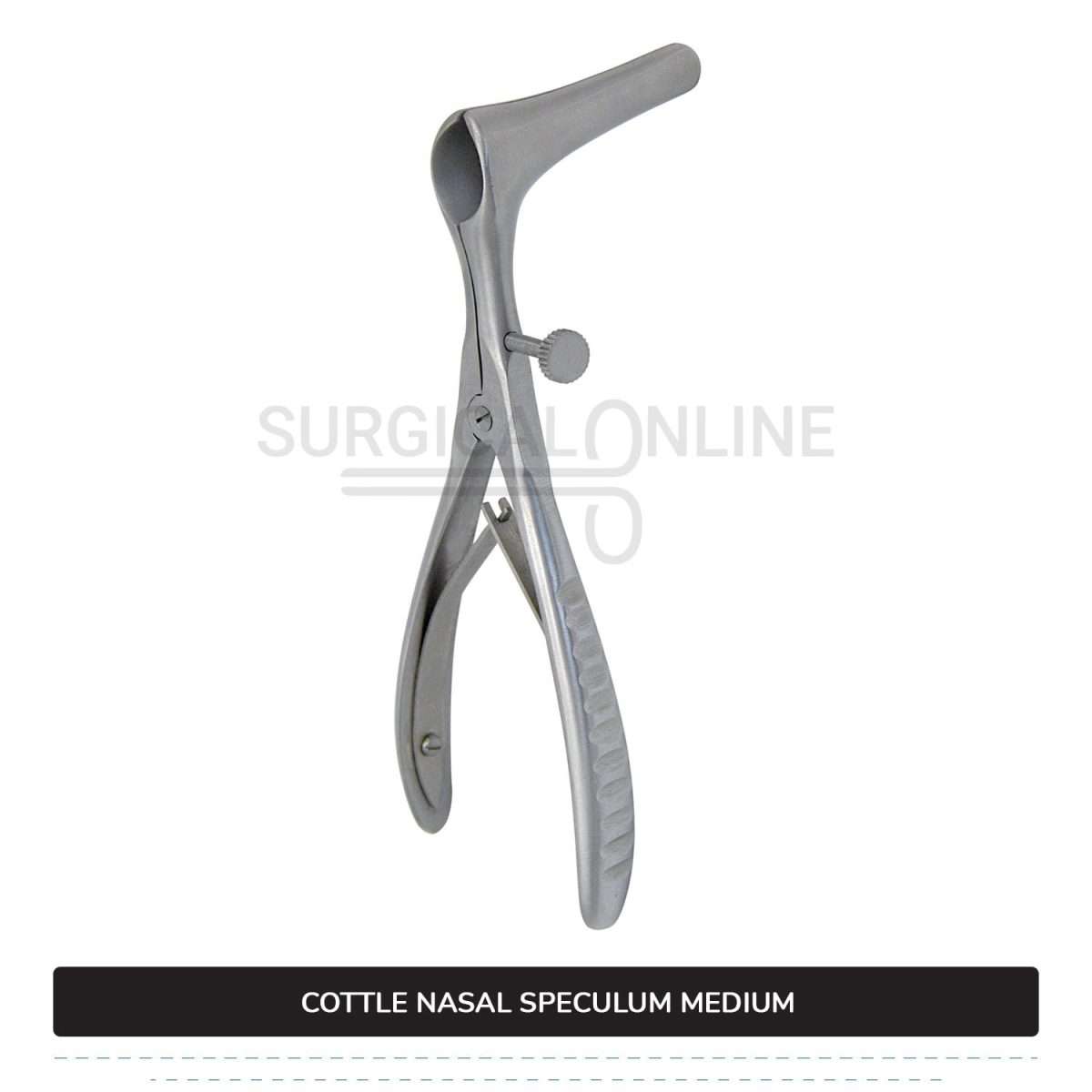 Cottle Septum Speculum Medium 6″ (15.2 cm), With Set Screw, Narrow 50mm Long Blades