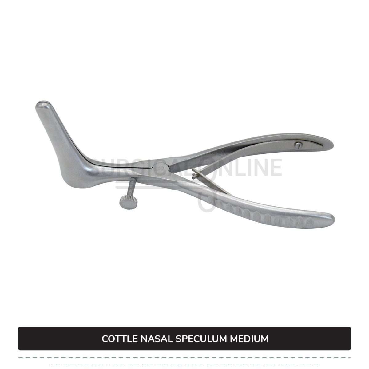 Cottle Septum Speculum Medium 6″ (15.2 cm), With Set Screw, Narrow 50mm Long Blades