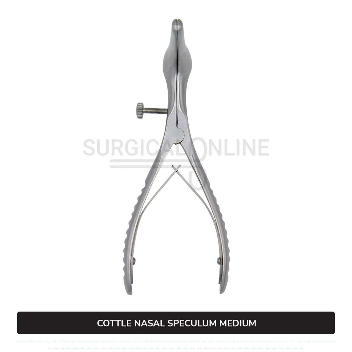 Cottle Septum Speculum Medium 6″ (15.2 cm), With Set Screw, Narrow 50mm Long Blades