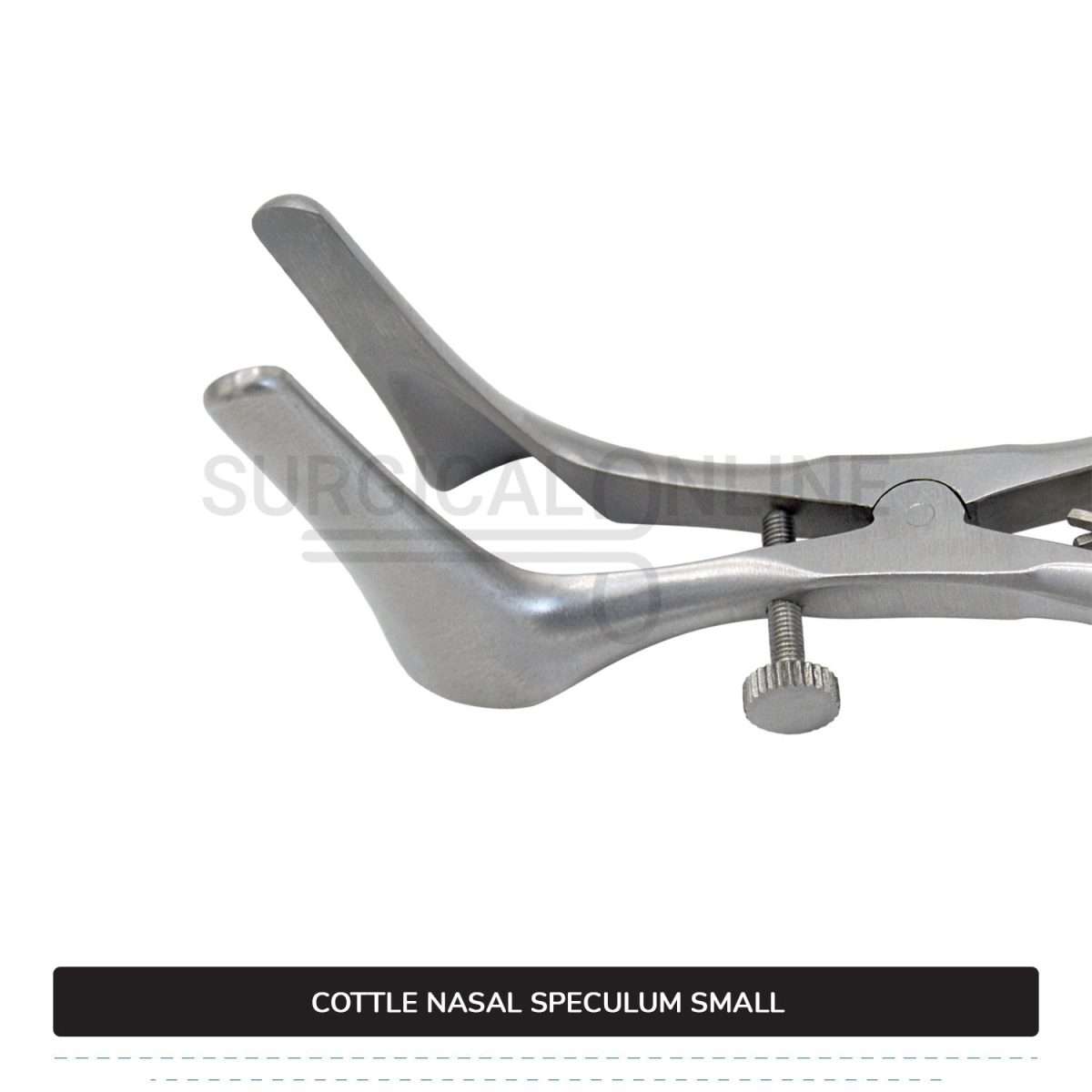 Cottle Septum Speculum Small 6" (15.2 cm), With Set Screw, Narrow 35mm Long Blades